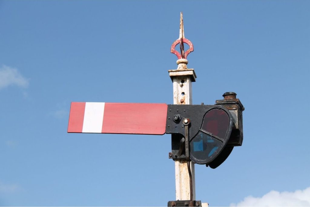 Railway Semaphore Signal