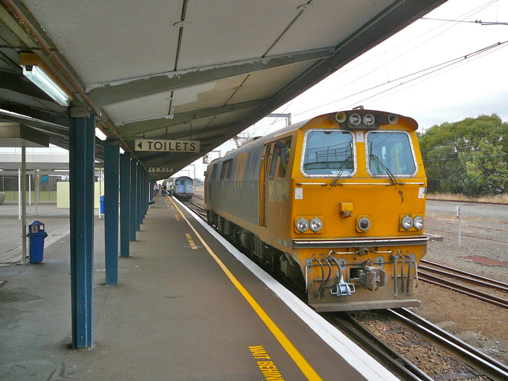 EF Class Electric Train in Palmerston North